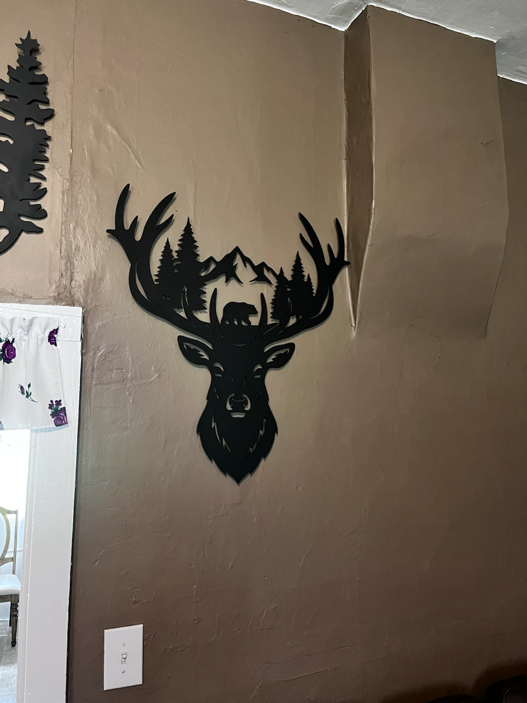 Deer Head Metal Wall Art