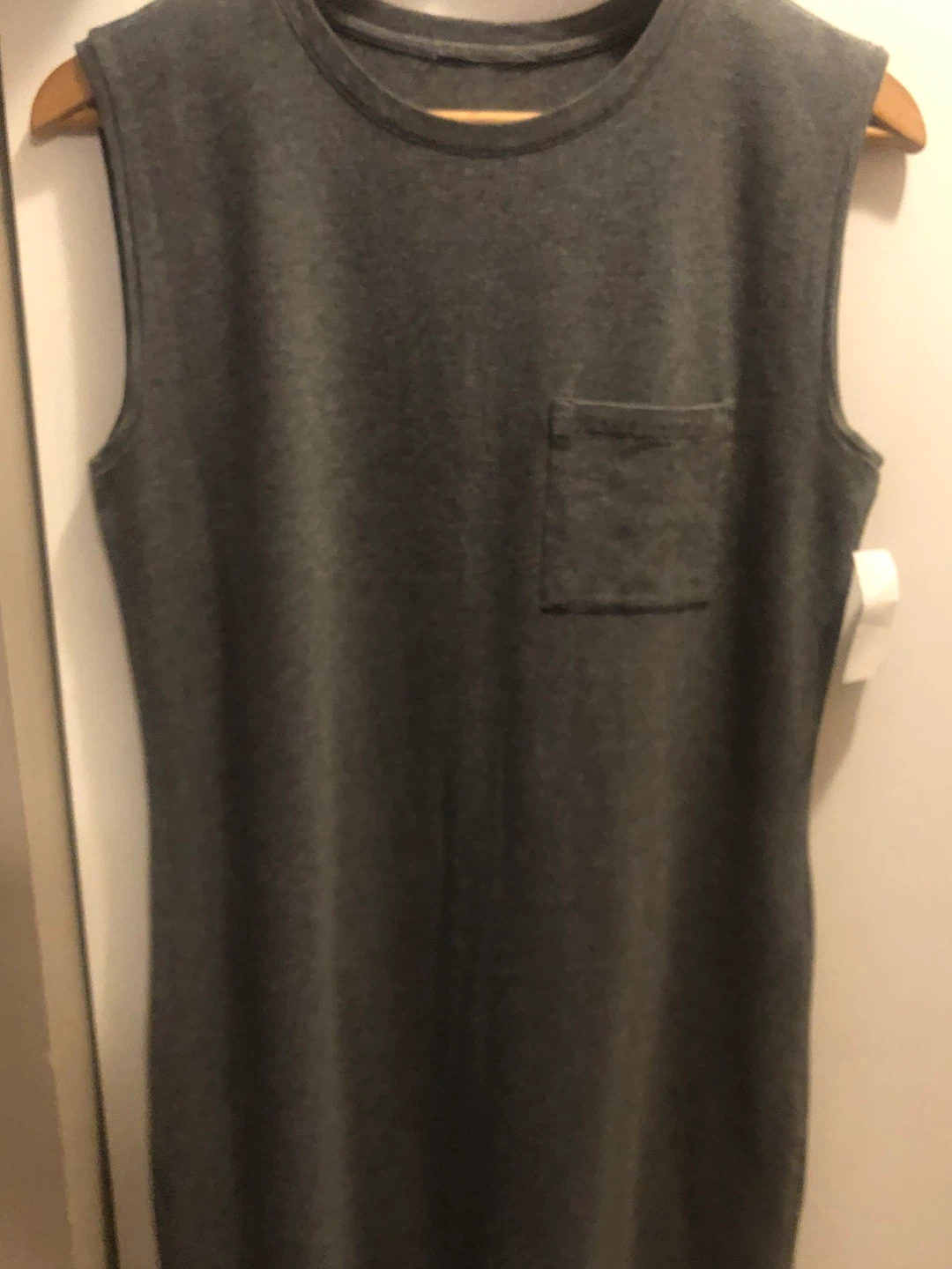 NEW Grey Sleeveless Pocket Dress - photo 4
