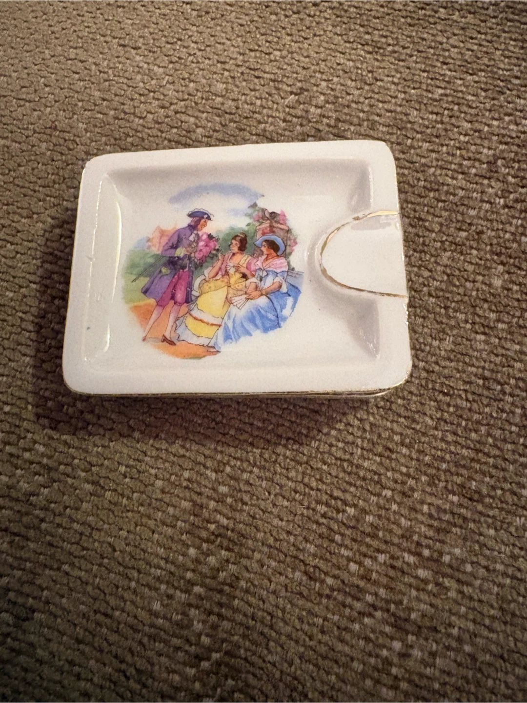 Vintage Ceramic Ashtrays Set of 3 - photo 2
