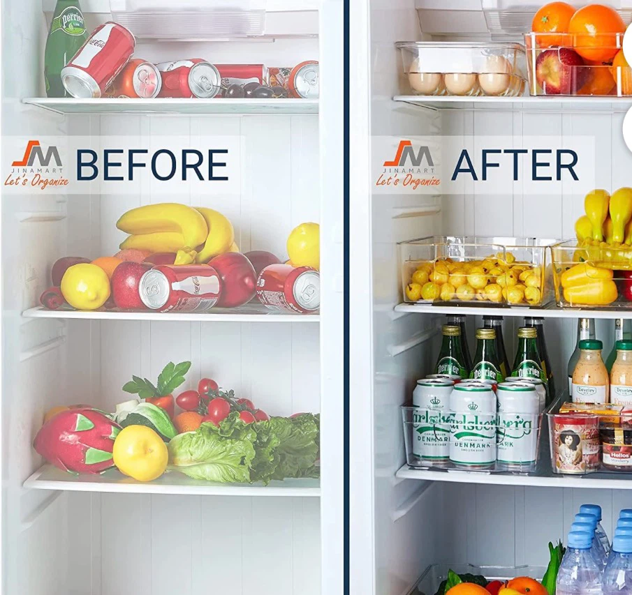 8 Piece Stackable Fridge Organizer Bins - photo 3