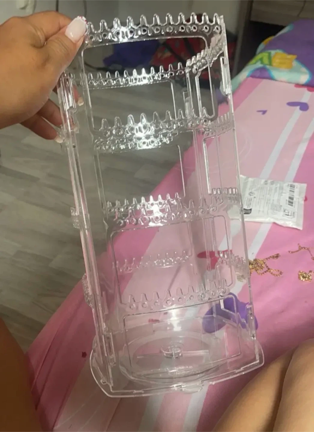 Rotating 360 Clear Acrylic Jewelry Organizer - photo 2