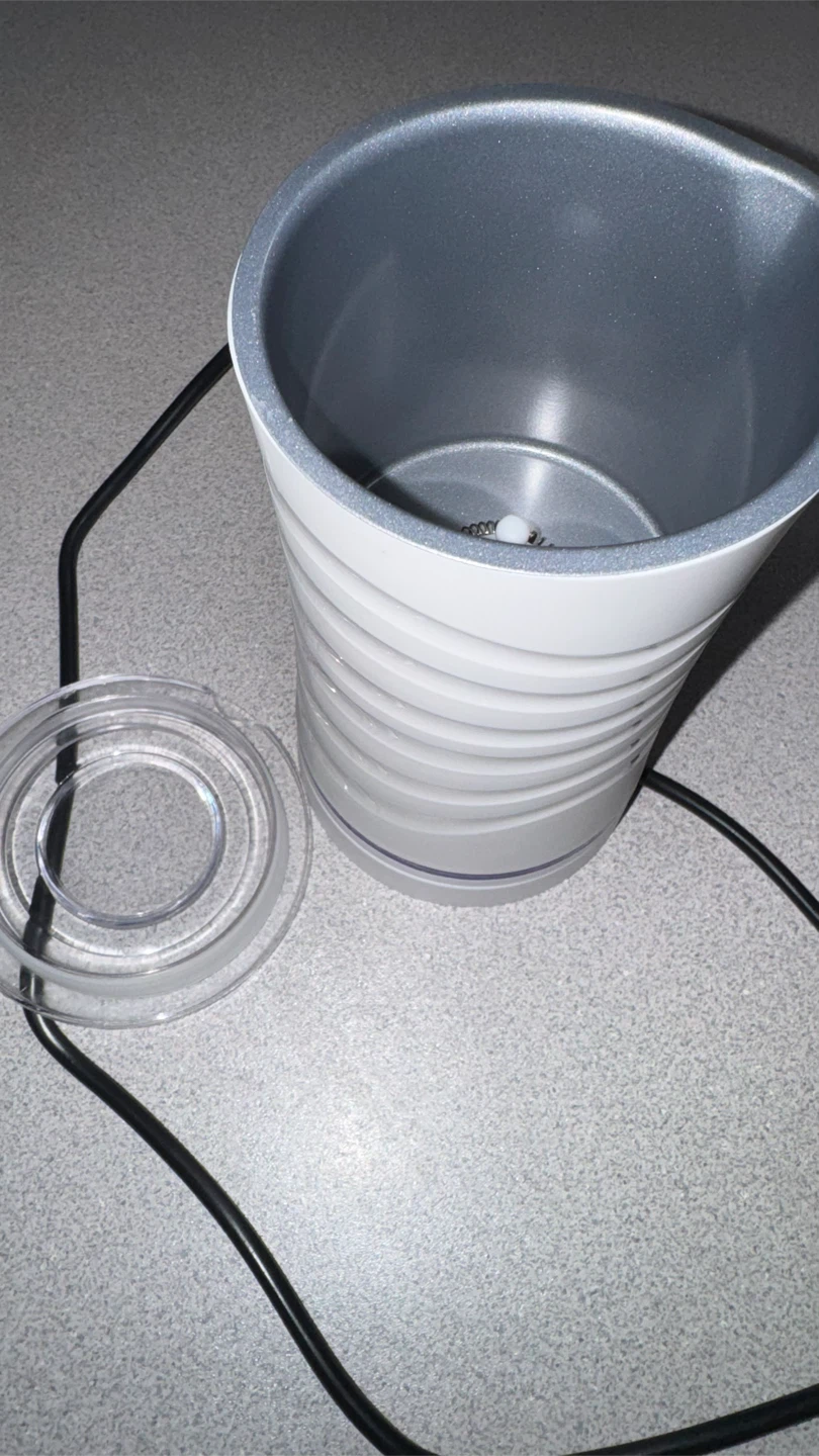 White Electric Milk Frother