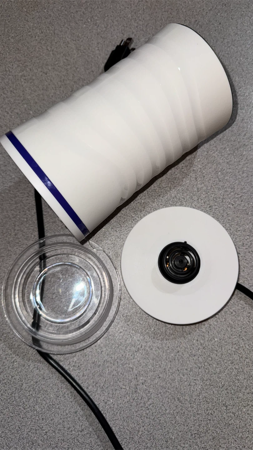 White Electric Milk Frother - photo 3