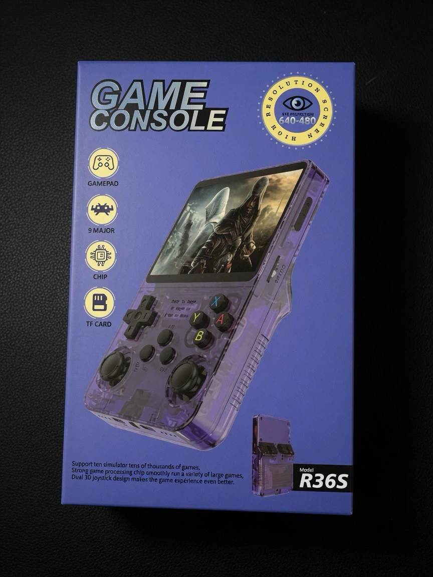 Brand New 128GB R36S Retro Handheld Game Console - Black - photo 3