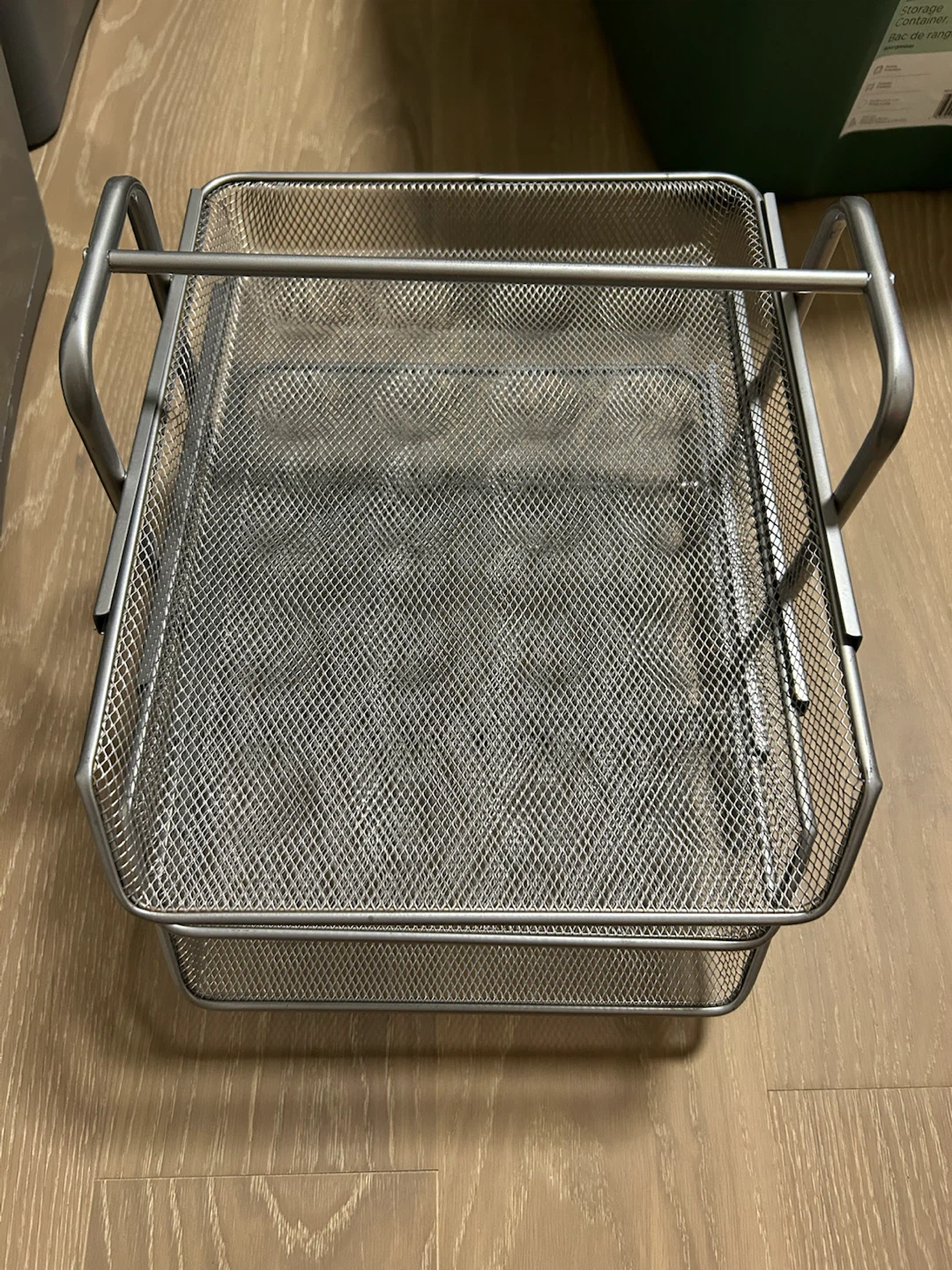 IKEA Vintage Mesh Desk Organizer with 3 Tiers - photo 2
