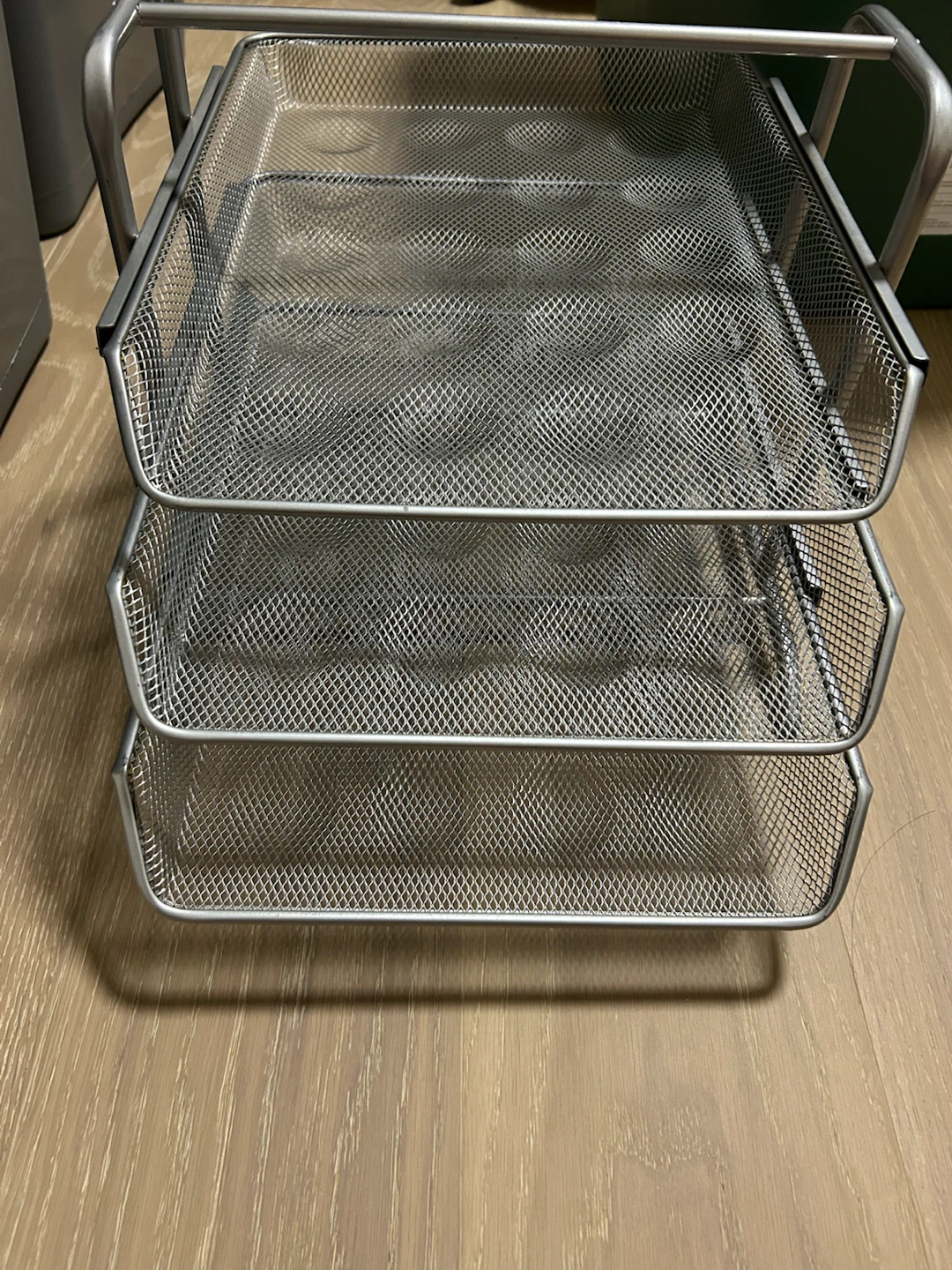 IKEA Vintage Mesh Desk Organizer with 3 Tiers - photo 3
