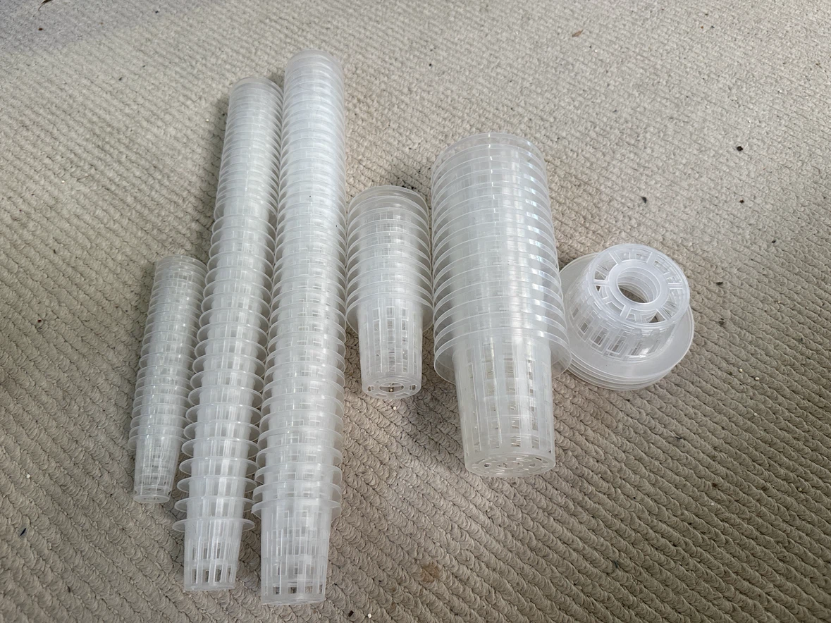 🆕 Transparent Hydroponic Net Pot Bundle