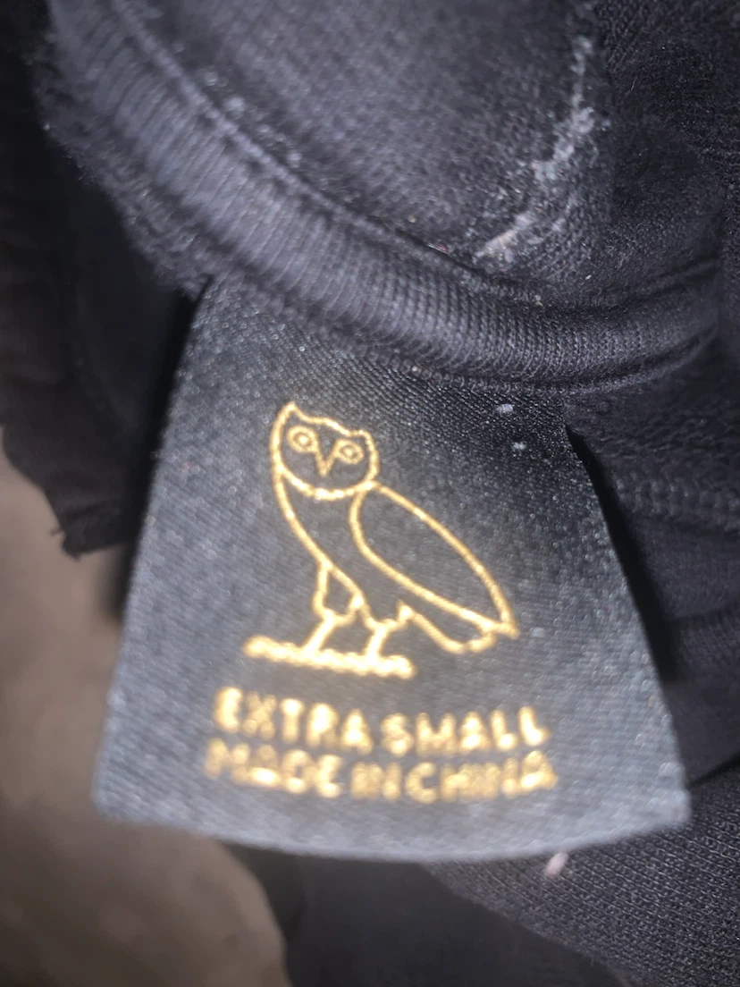 OVO Owl Hoodie Black Extra Small - photo 3