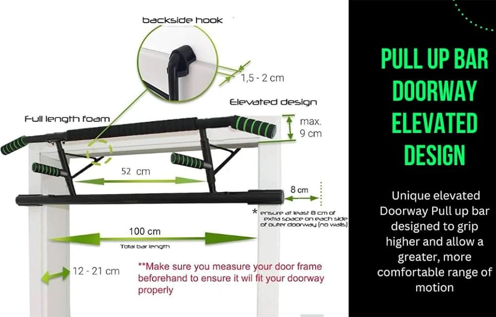 Bodyx Pull Up Bar Doorway - photo 3