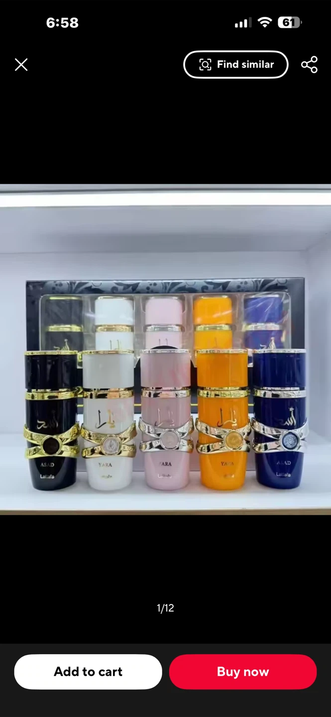 Lattafa Asad & Yara Perfume Gift Set Sealed in The Box - photo 5