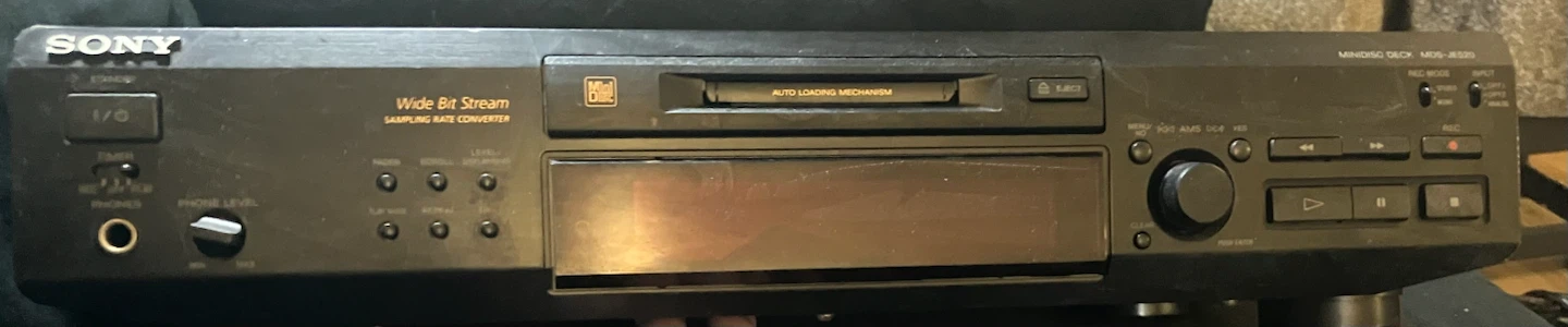 Sony MDS-JE520 MiniDisc Deck