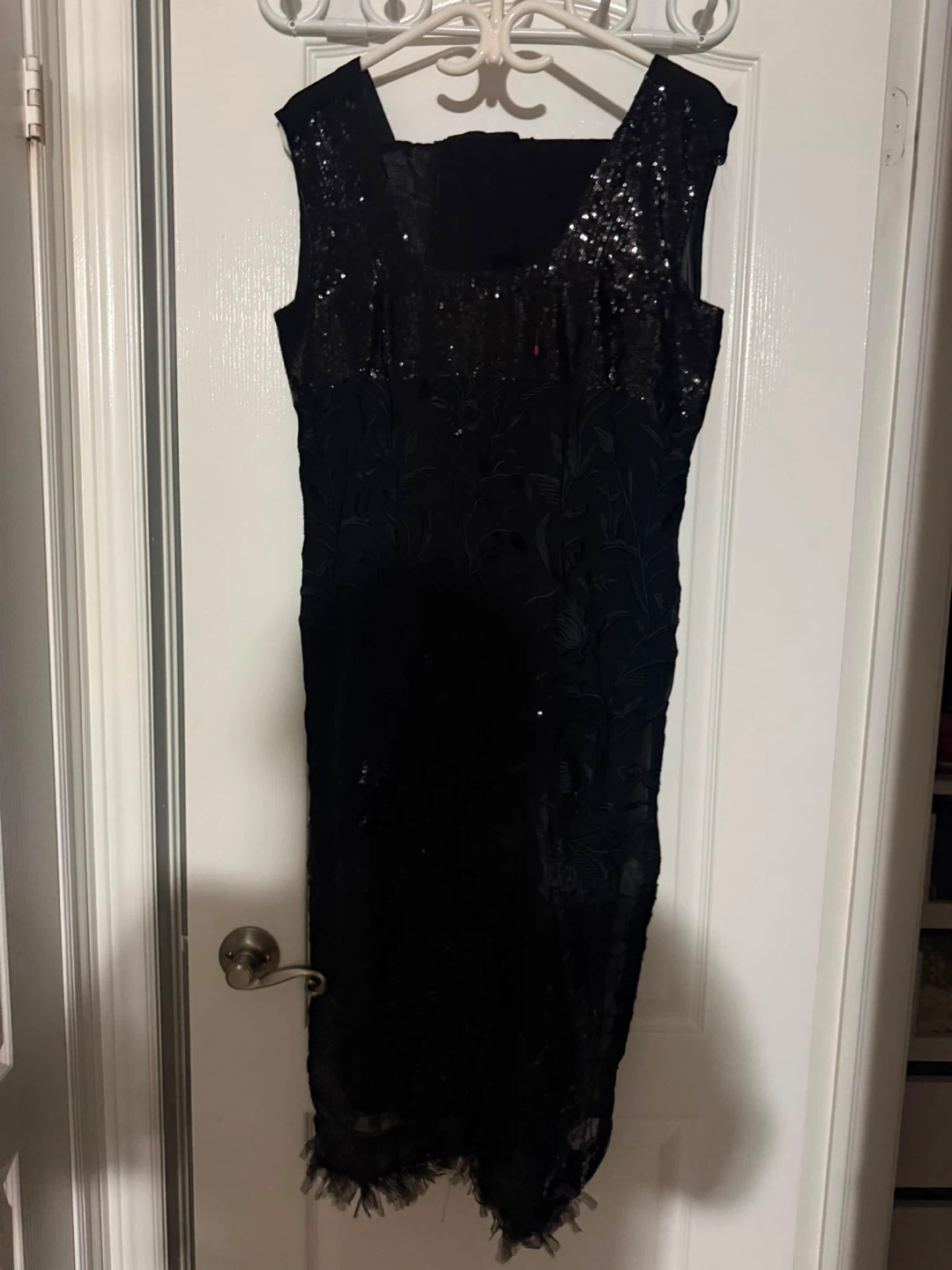 Black Sequin and Lace suit - photo 3