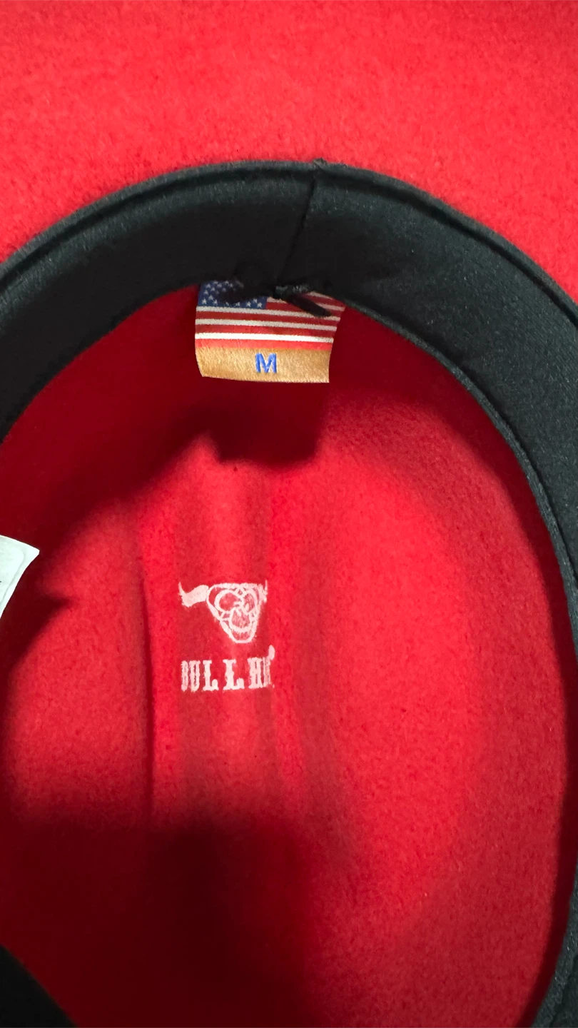 Bullhide Red Wool Felt Western/Cowboy Hat – Brand New (Size M) - photo 2