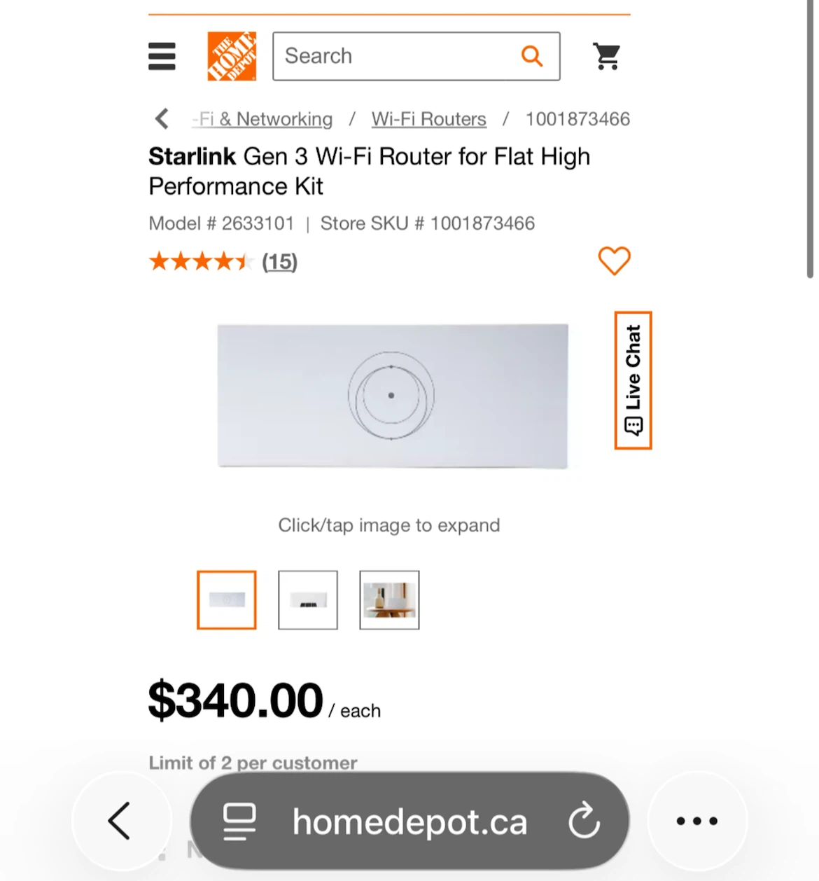 NEW! Starlink High Performance WIFI 6 Gen 3 Router - MSRP $340