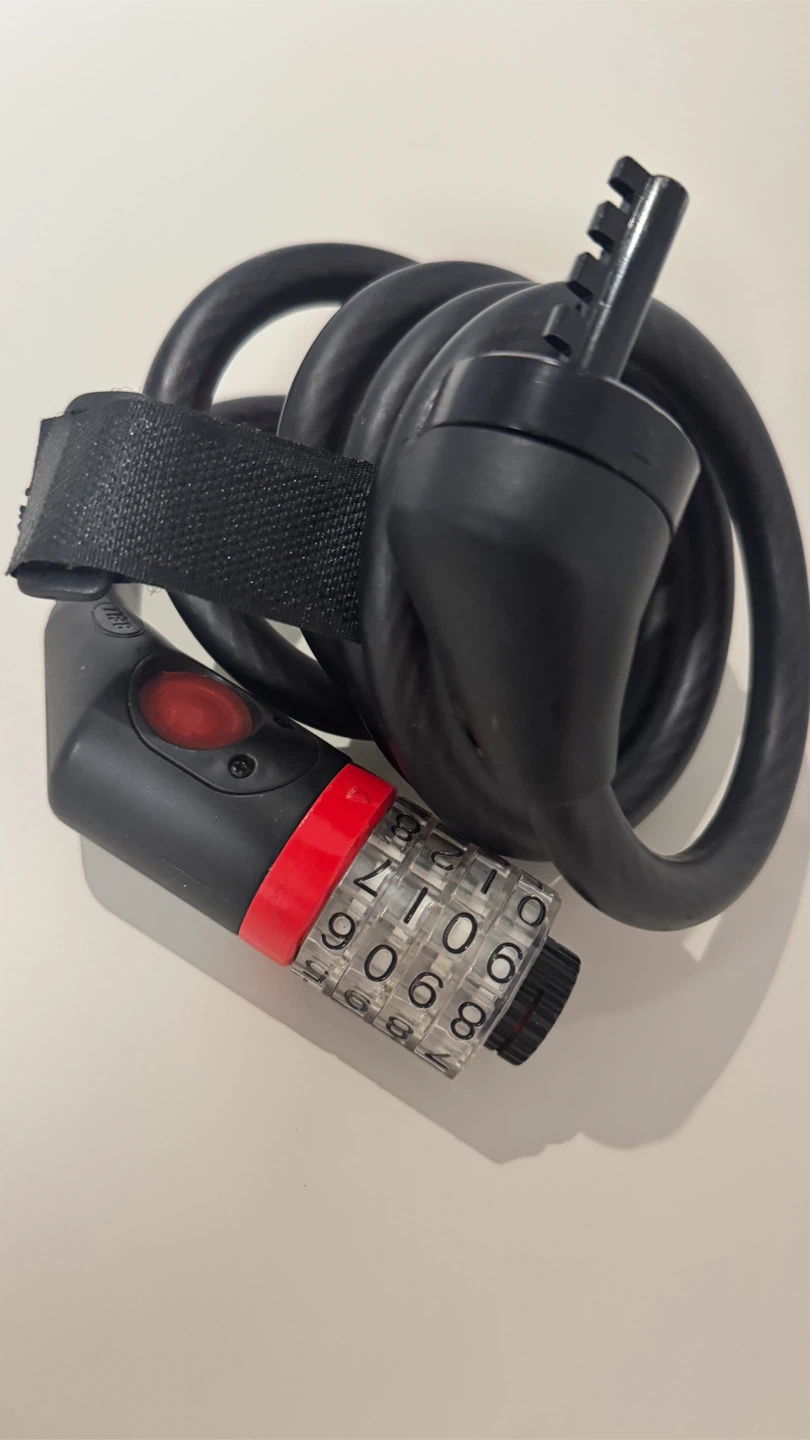 Black Combination Cable Lock - photo 2