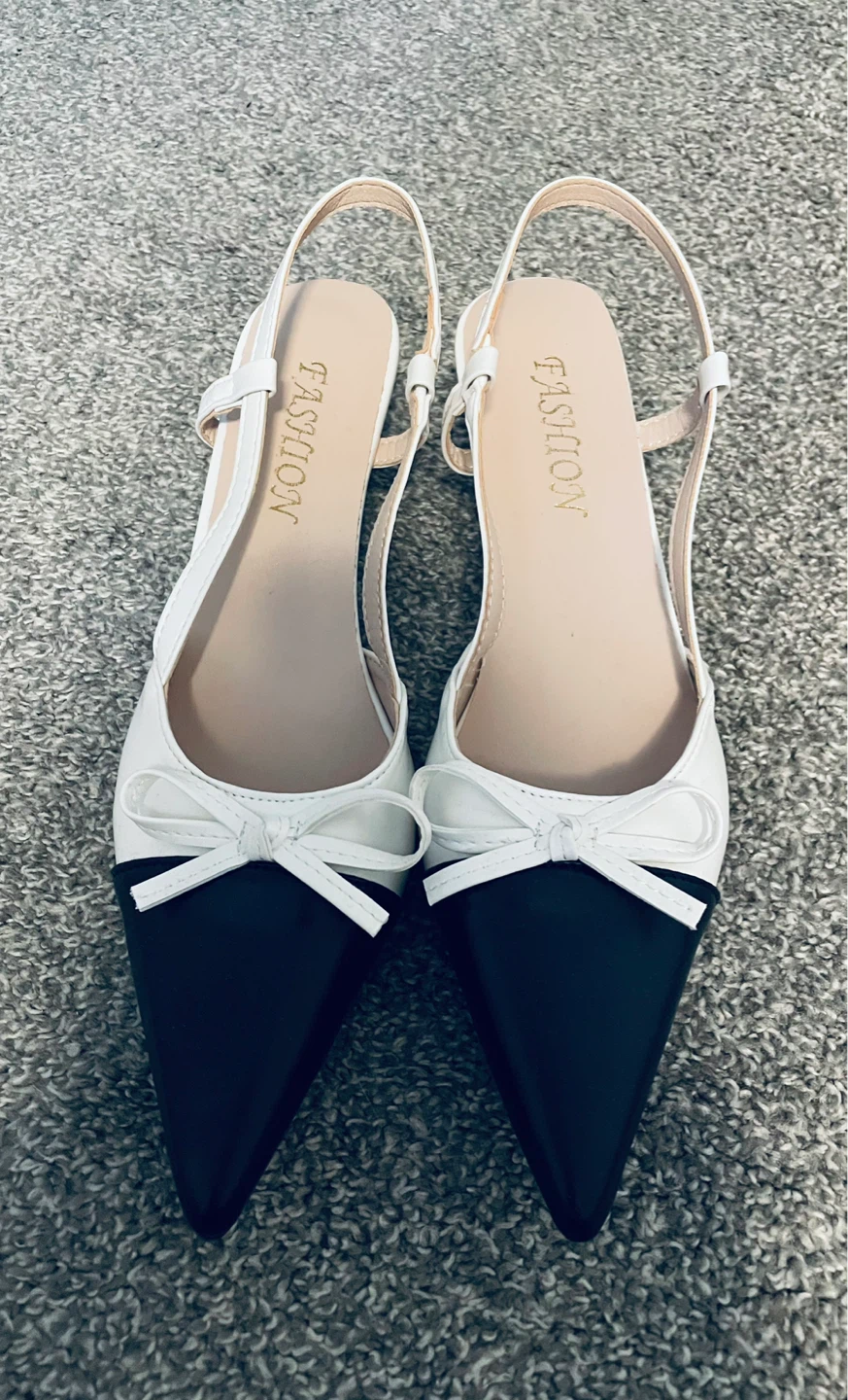 Women's Two-Tone Slingback Heels