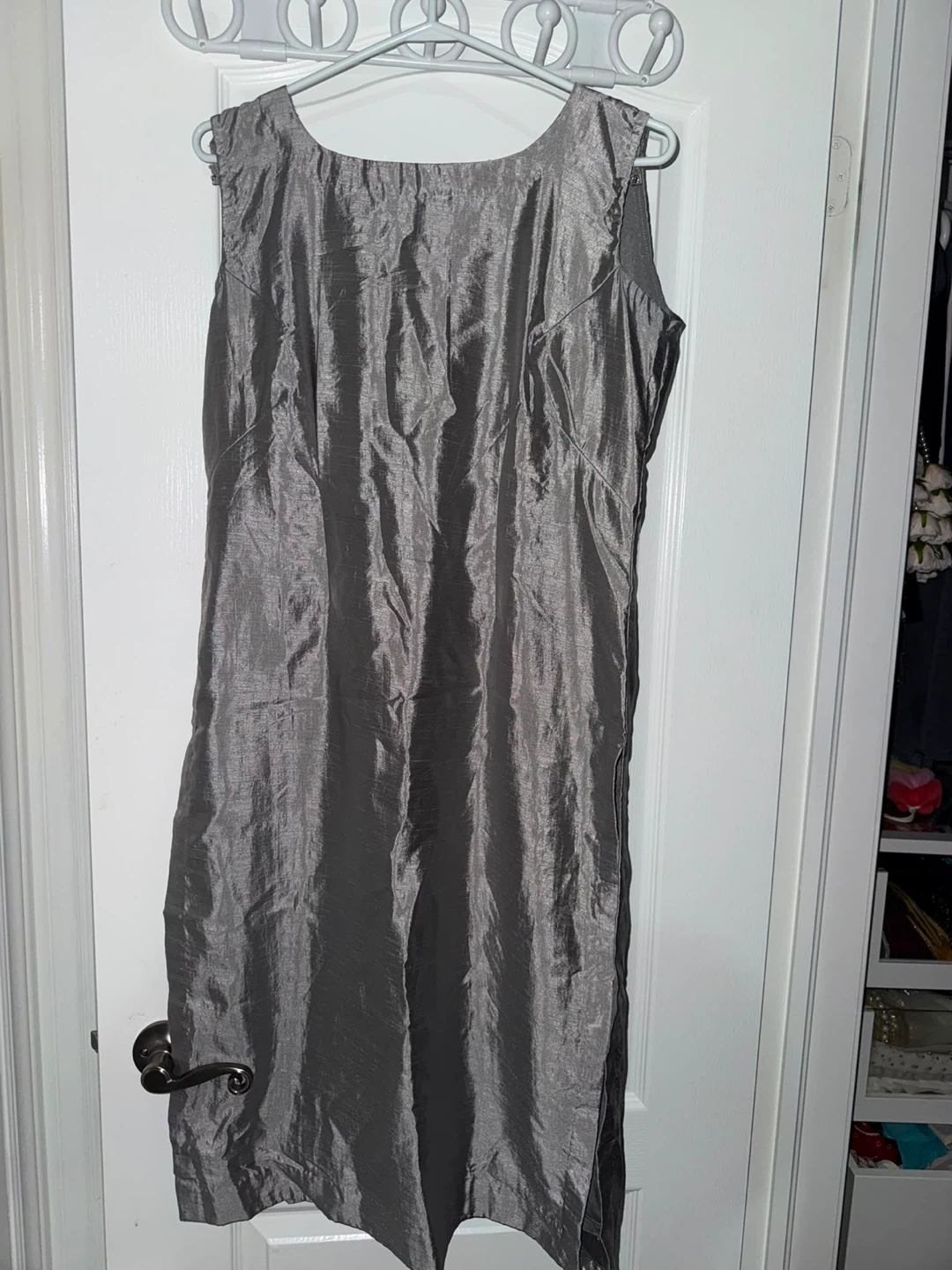 Grey Sleeveless kurta