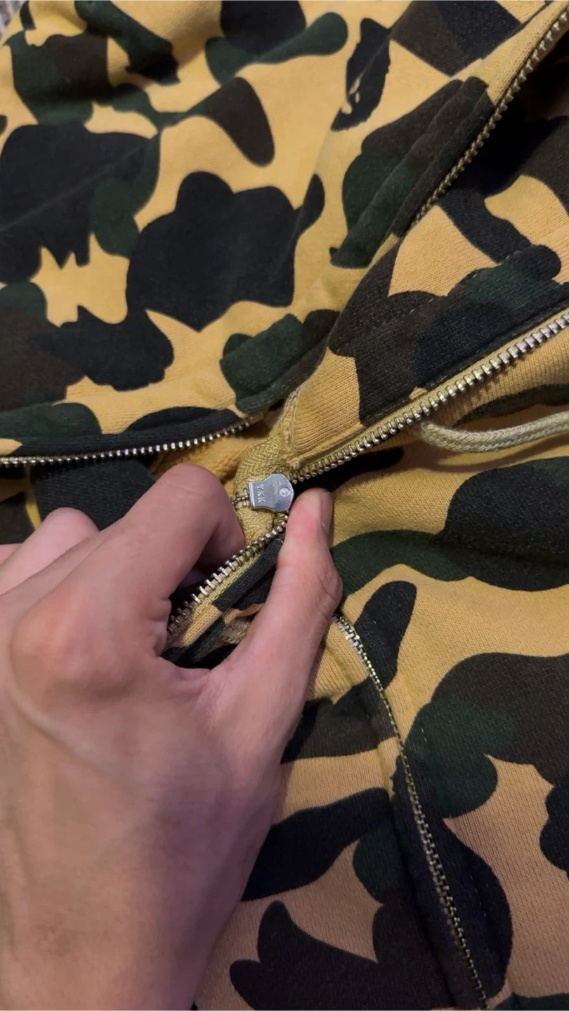 A Bathing Ape Camo Full Zip Hoodie - photo 4