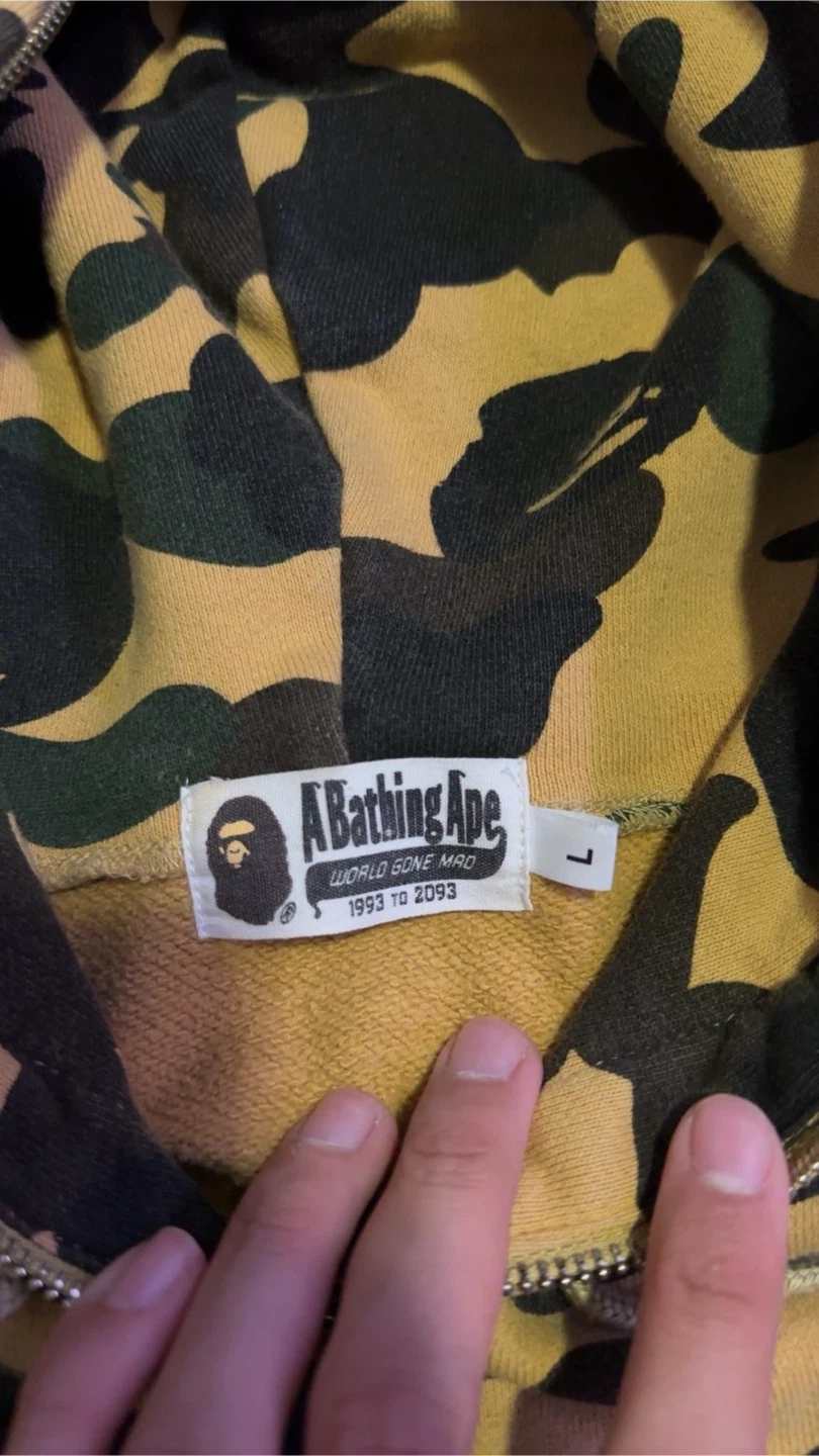 A Bathing Ape Camo Full Zip Hoodie - photo 5