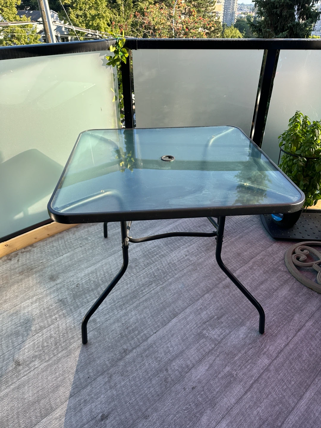 Glass Top Patio Table - photo 2