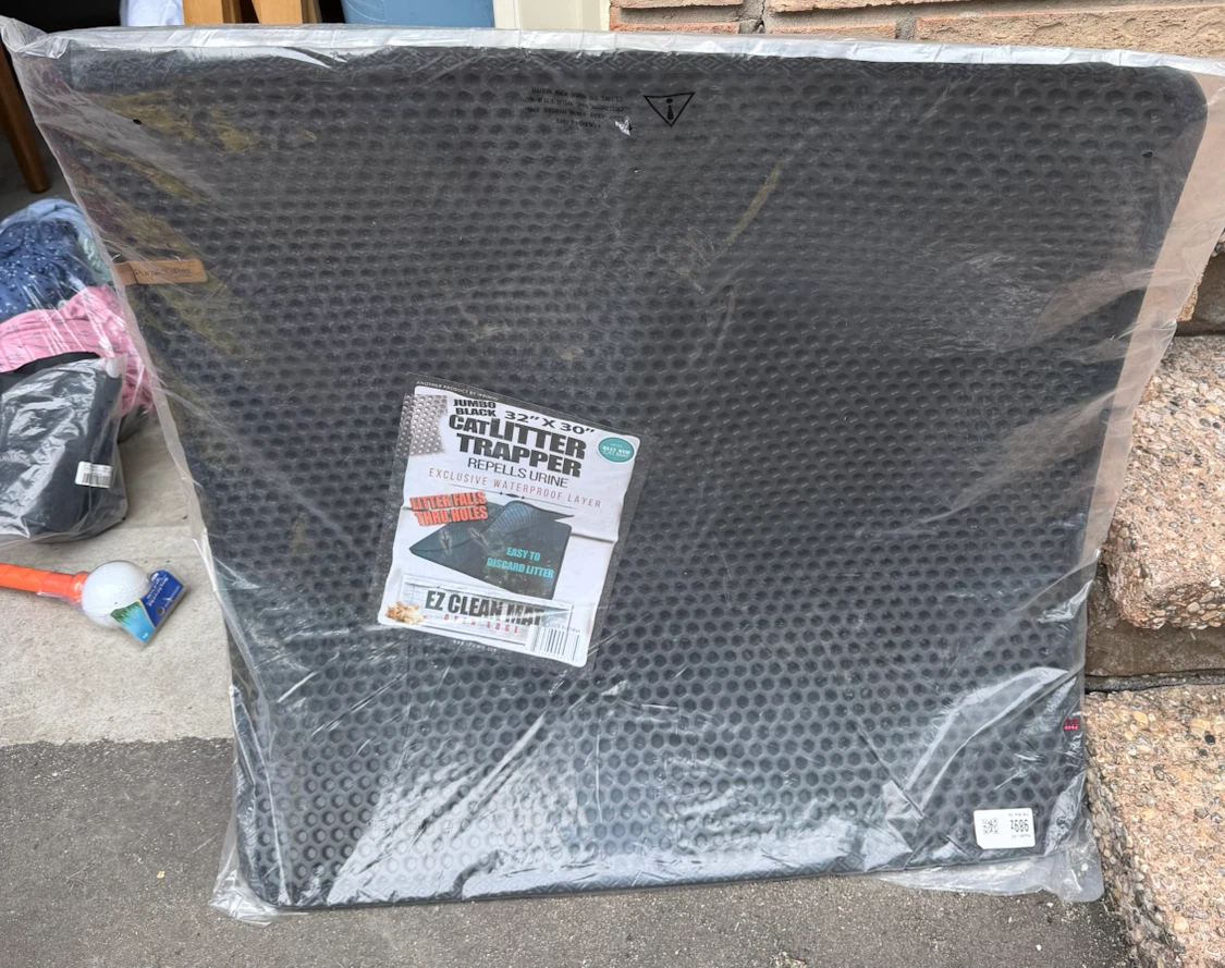 Jumbo Black Cat Litter Trapper 32" X 30" - photo 2