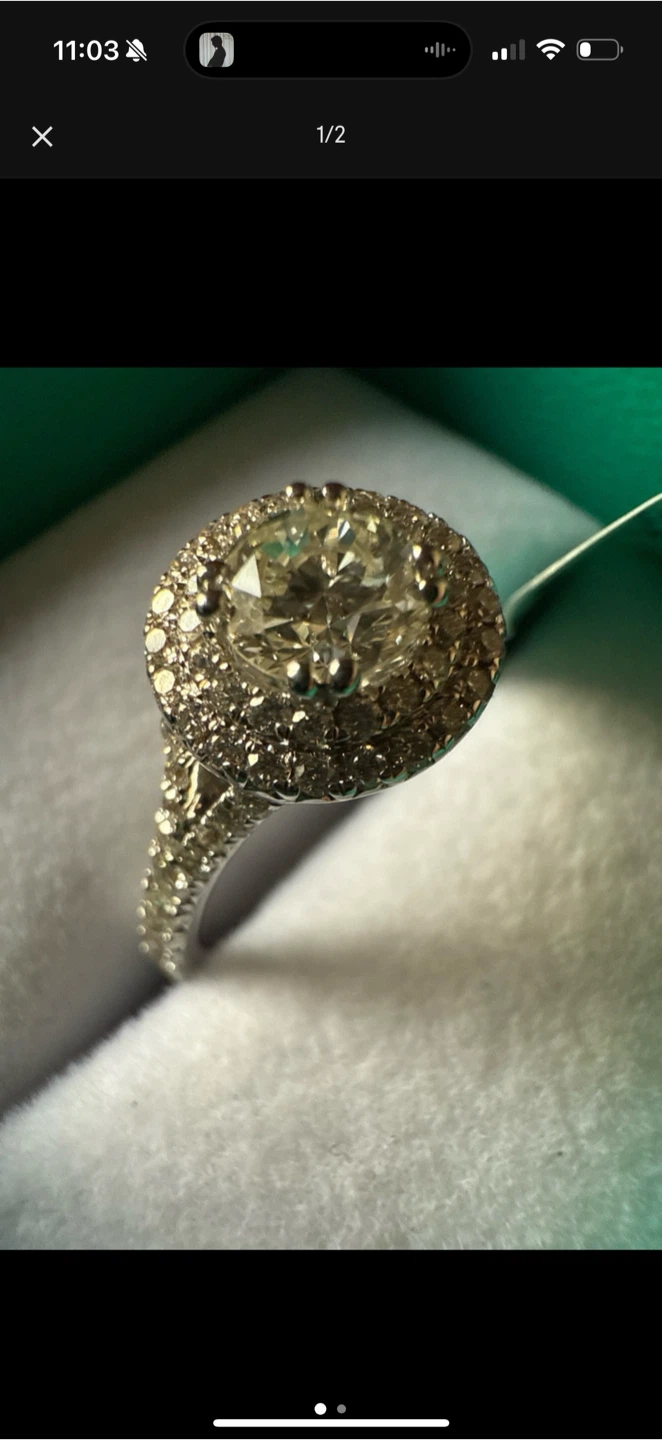 Effy 14K Diamond Engagement Ring - BRAND NEW