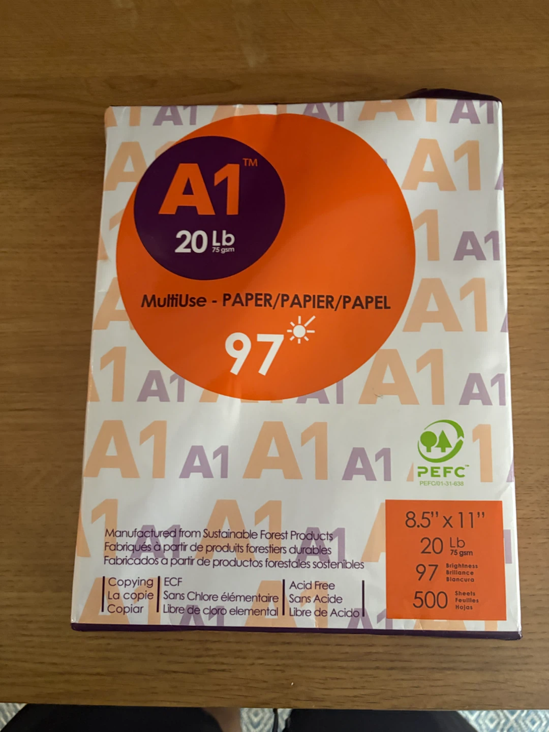 A1 MultiUse Paper 8.5" x 11" 500 Sheets