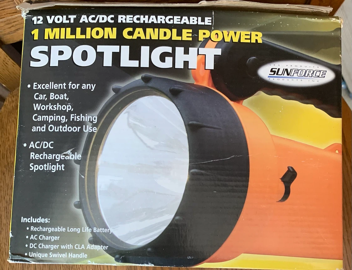 Sunforce 1 Million Candle Power Spotlight