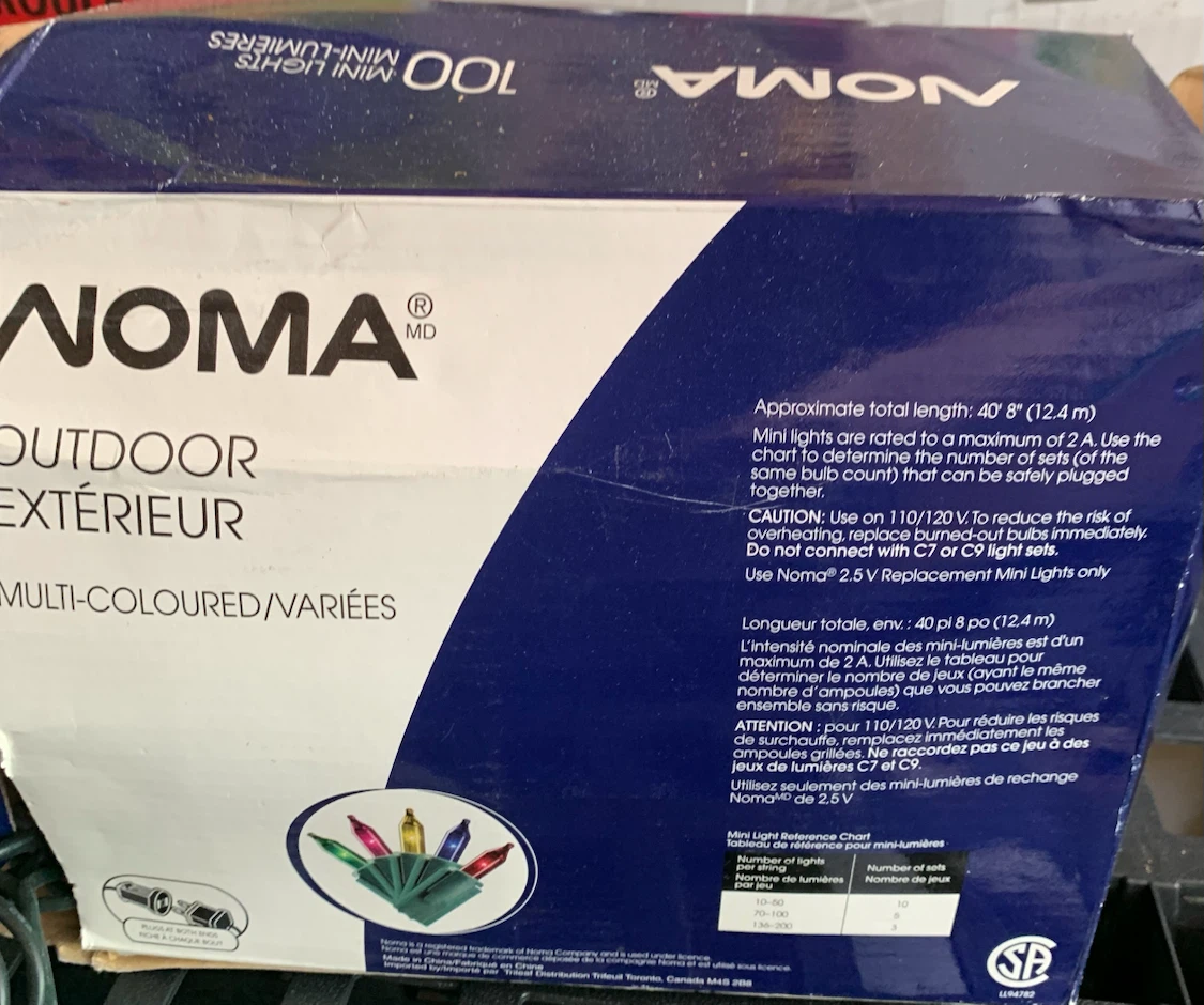 Noma Outdoor Multi-Coloured Mini Lights - 100 Count - photo 2