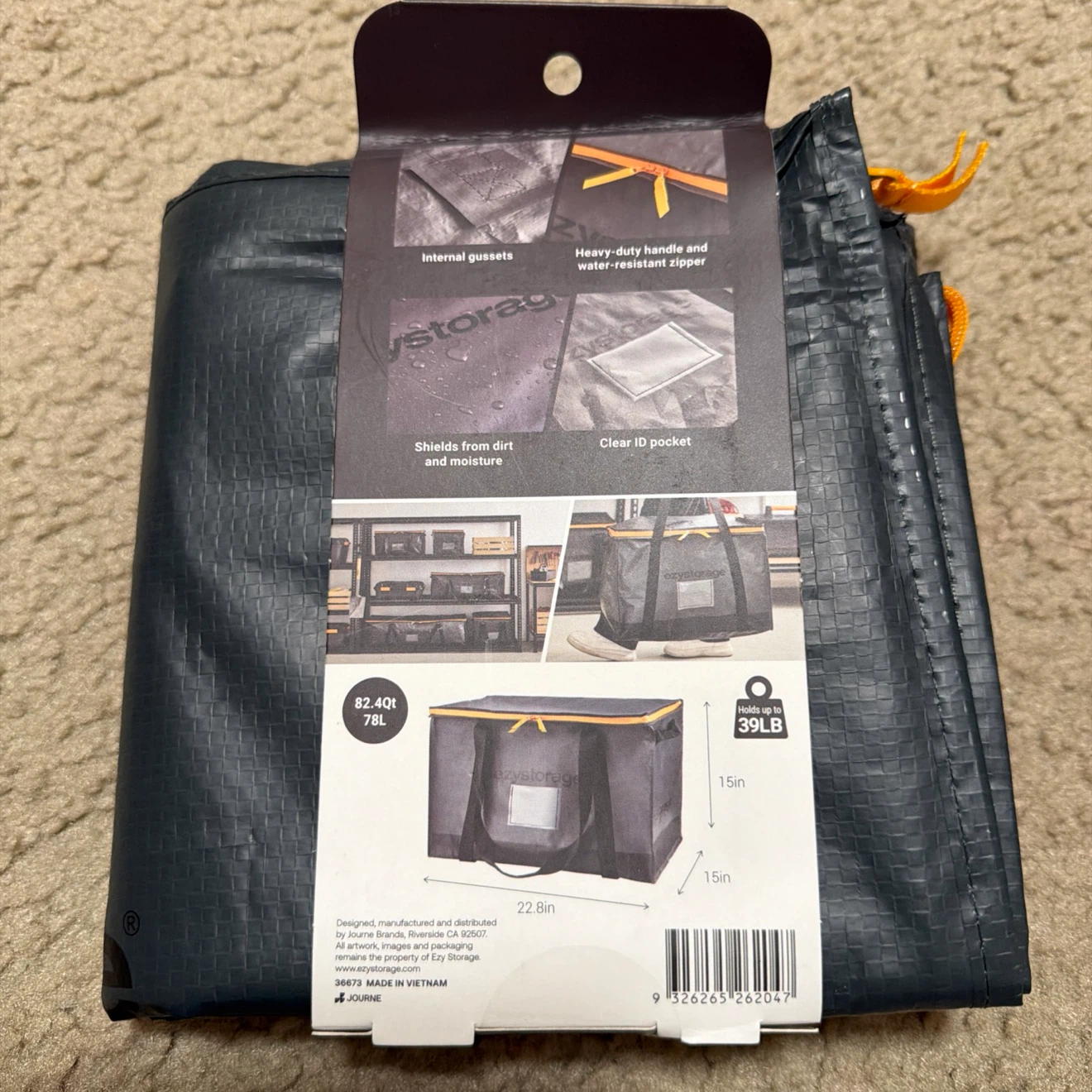 EzzyStorage Bunker Tough 20.6Gal Utility Bag - photo 2