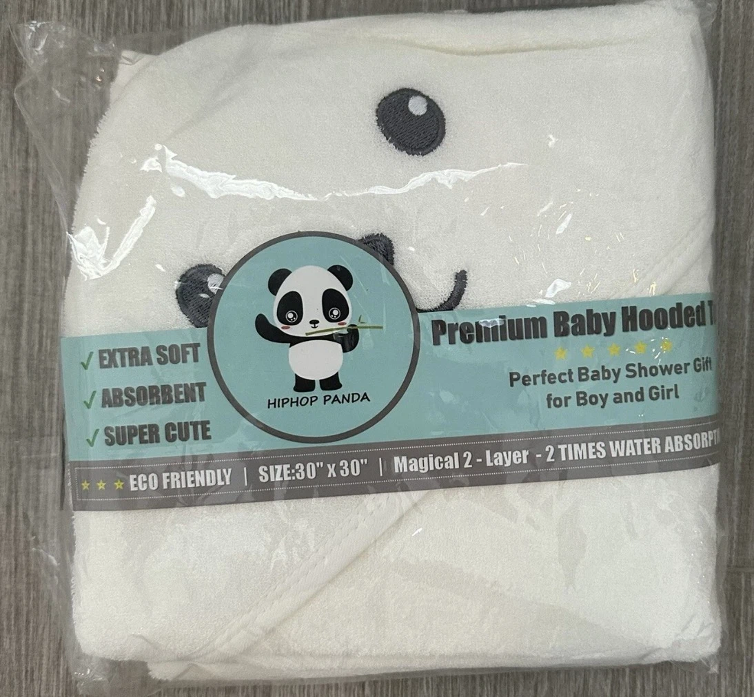 HIPHOP PANDA Premium Baby Hooded Towel