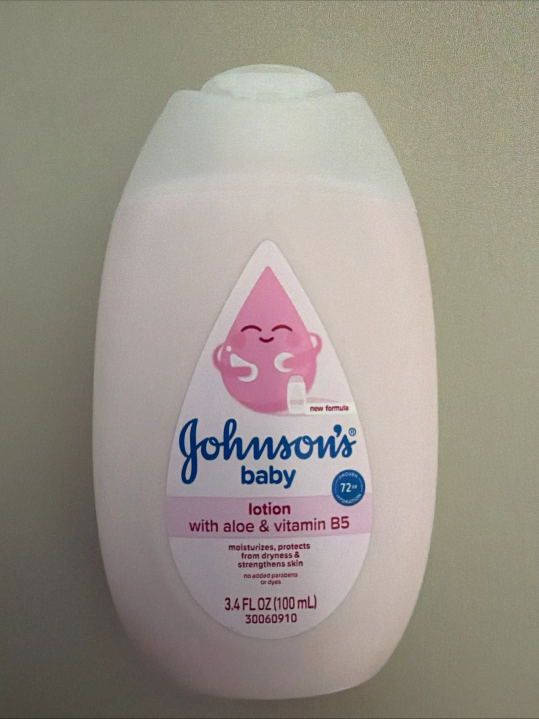 Johnson's Baby Lotion with Aloe & Vitamin B5 - 3.4 oz