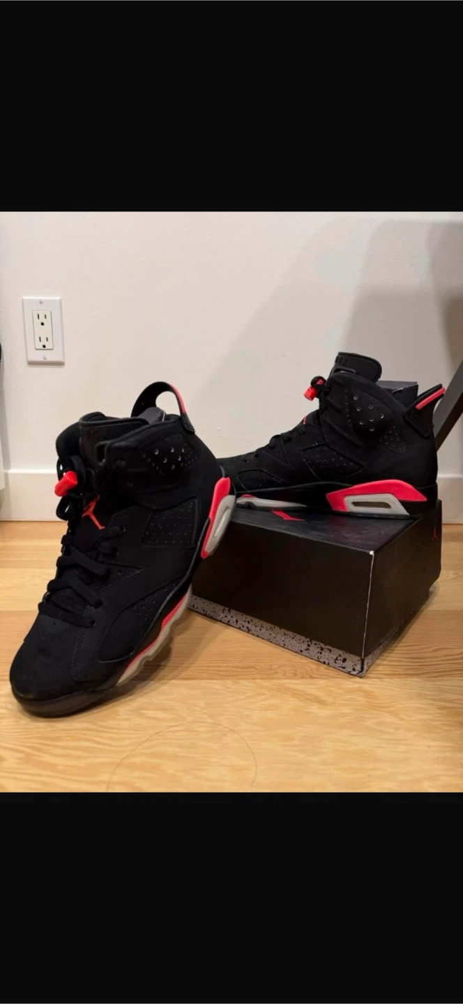 Air Jordan 6 Retro Black Infrared - photo 2