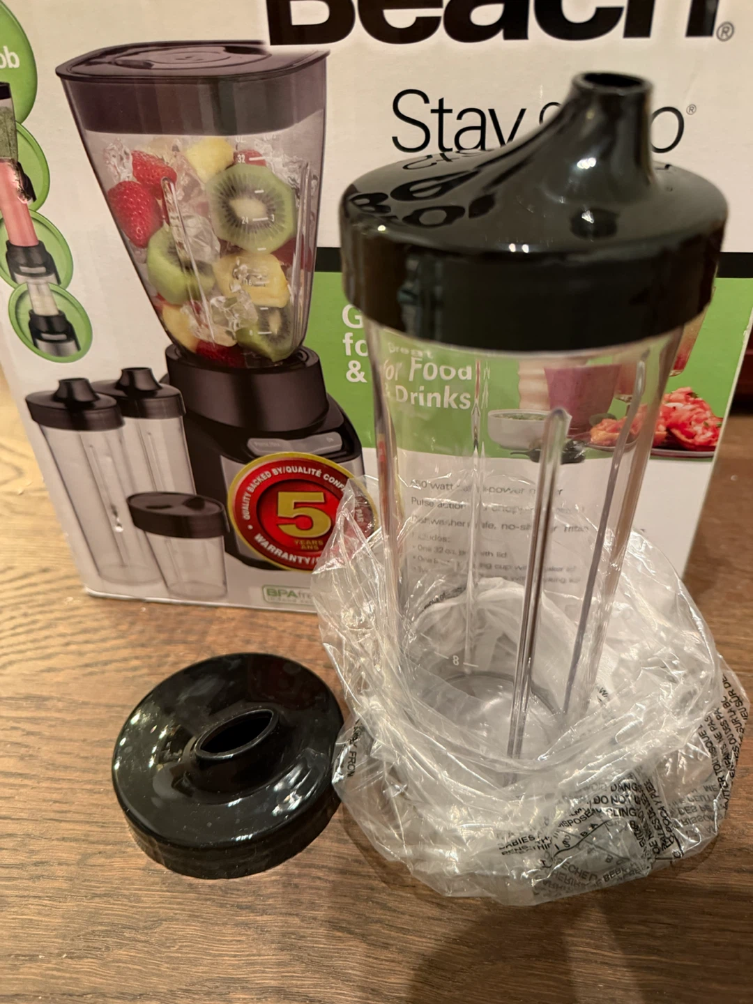 New 16oz travel cups with drinking lids from blender(only cup)