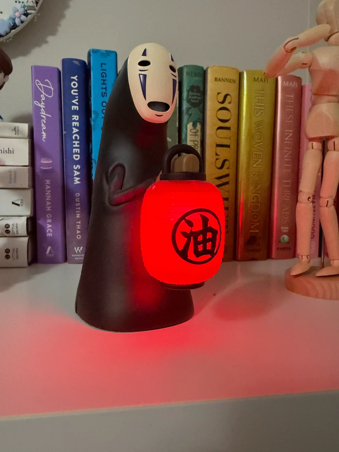 No Face Figurine with Lantern - photo 2