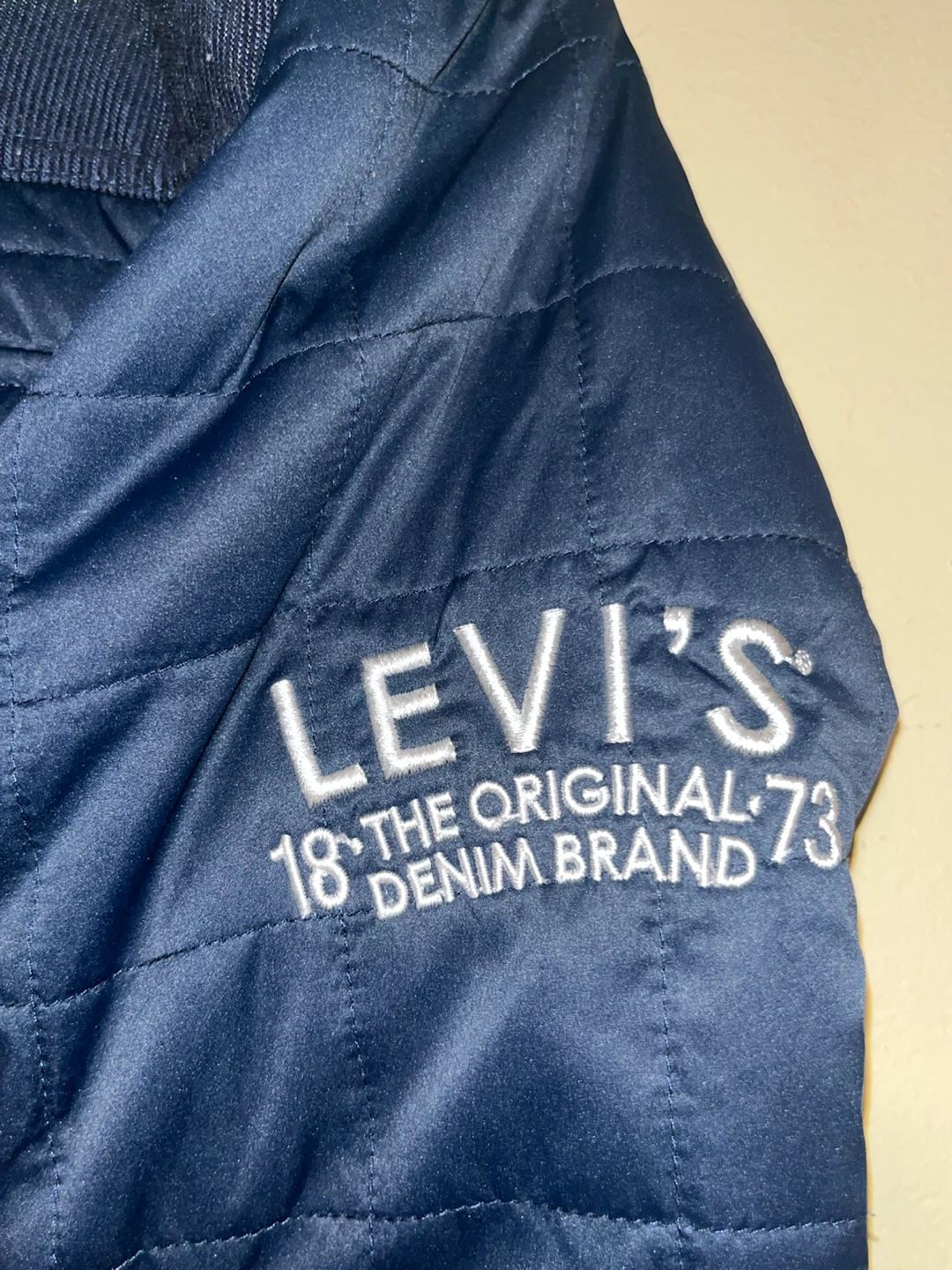 Levi's Quilted Barn Jacket Blue