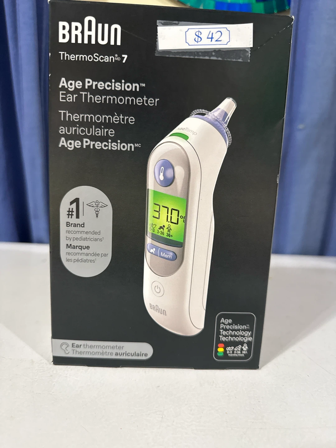 Braun ThermoScan 7 Age Precision Ear Thermometer