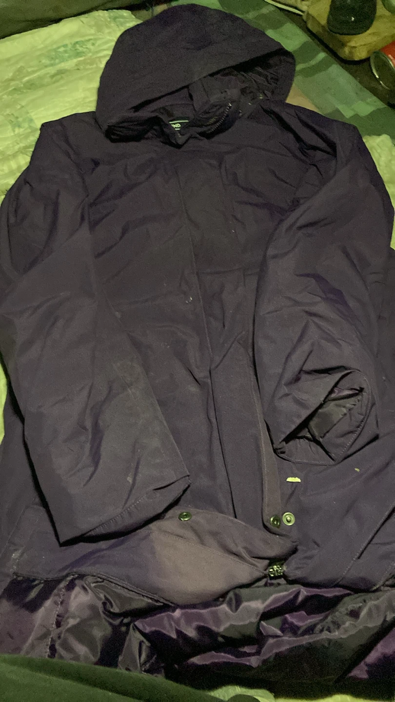 Lands' End Purple Hooded Jacket