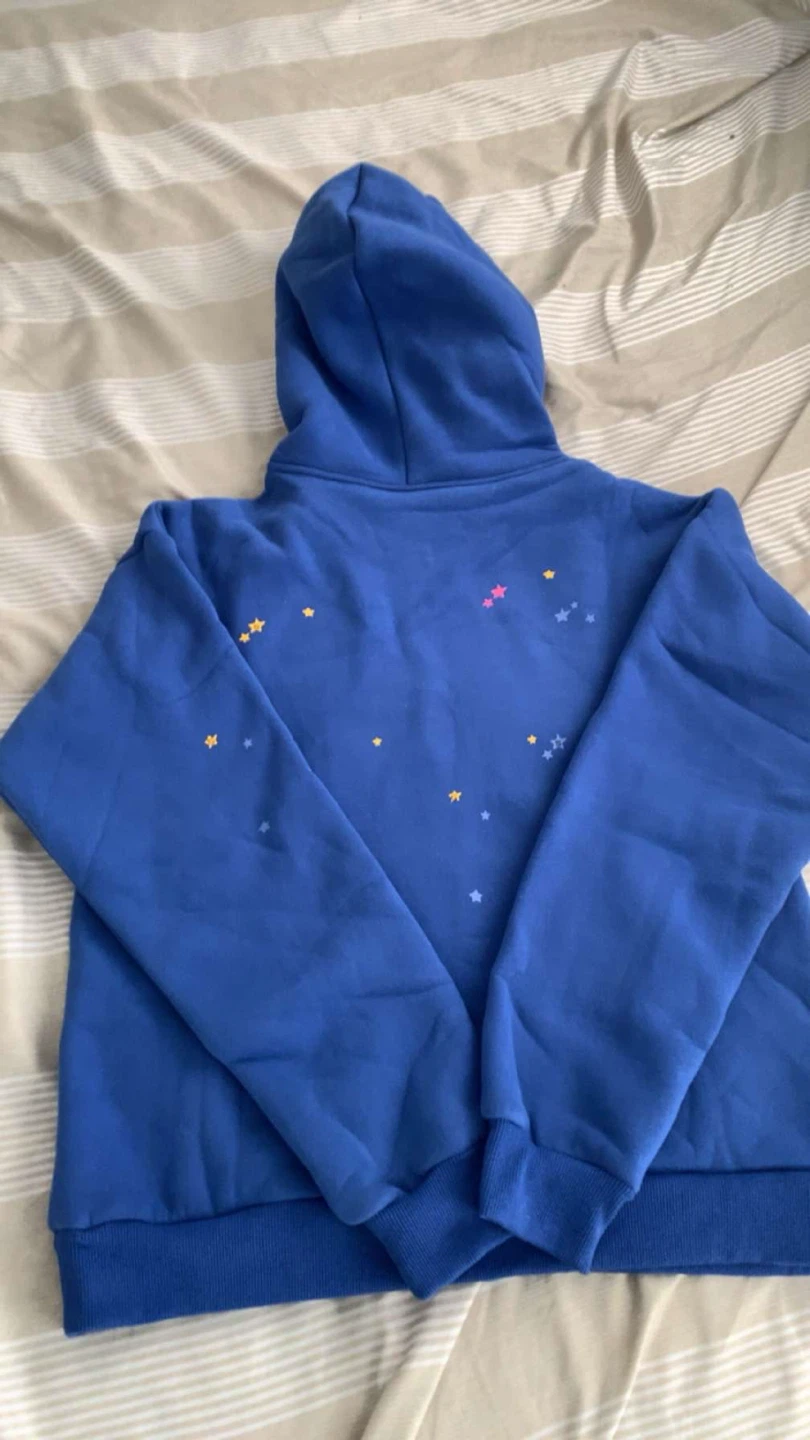 Blue spider hoodie