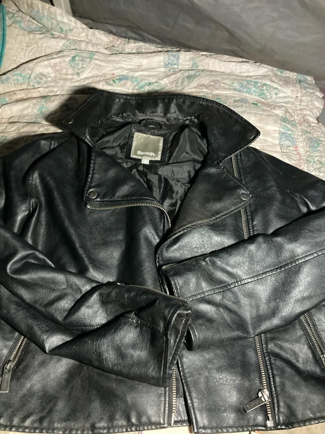 Bench Black Faux Leather Moto Jacket - photo 2