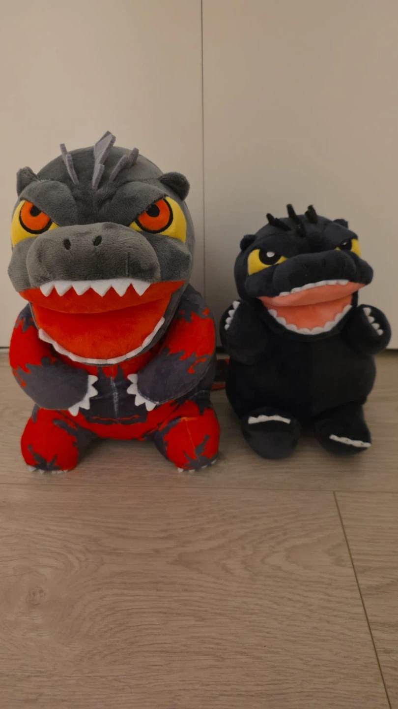 2 Godzilla Plush Toys