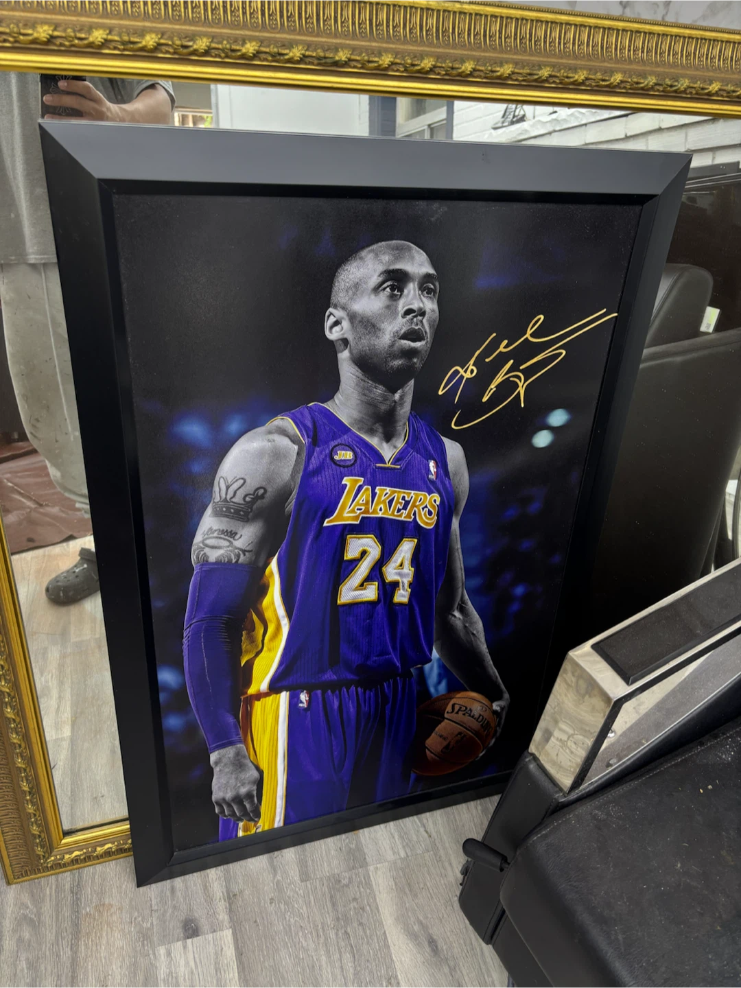 Kobe Bryant Framed Autographed Print