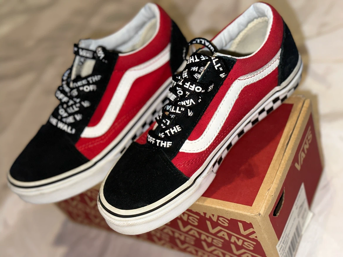 Vans Old Skool Logo Pop Black/True White Shoes