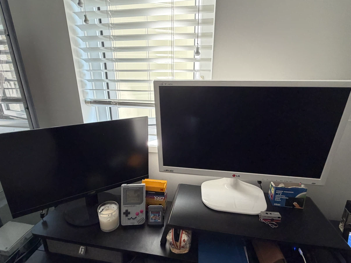 Dual Monitor Bundle LG+ Acer Black Monitors (Both 1080p)