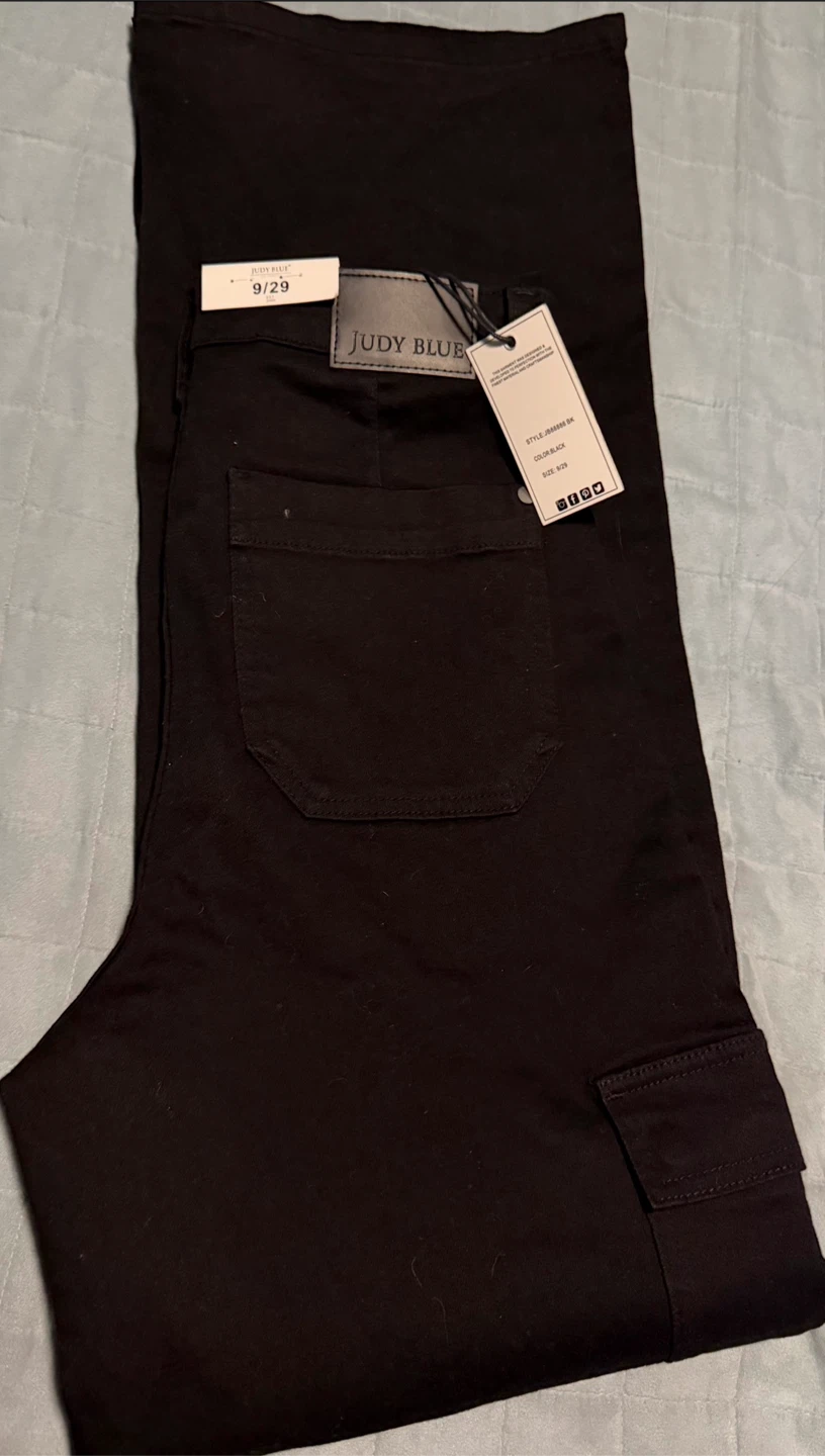 Judy Blue Black Cargo Pants Size 9/29 - photo 2