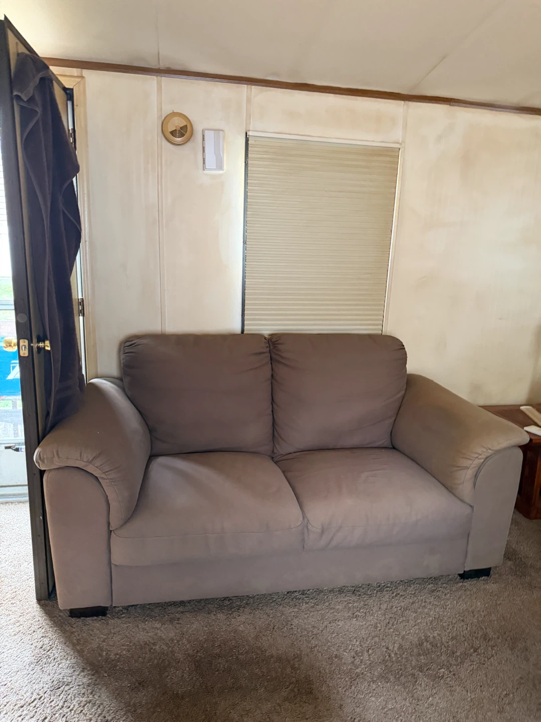 Brown Loveseat Sofa