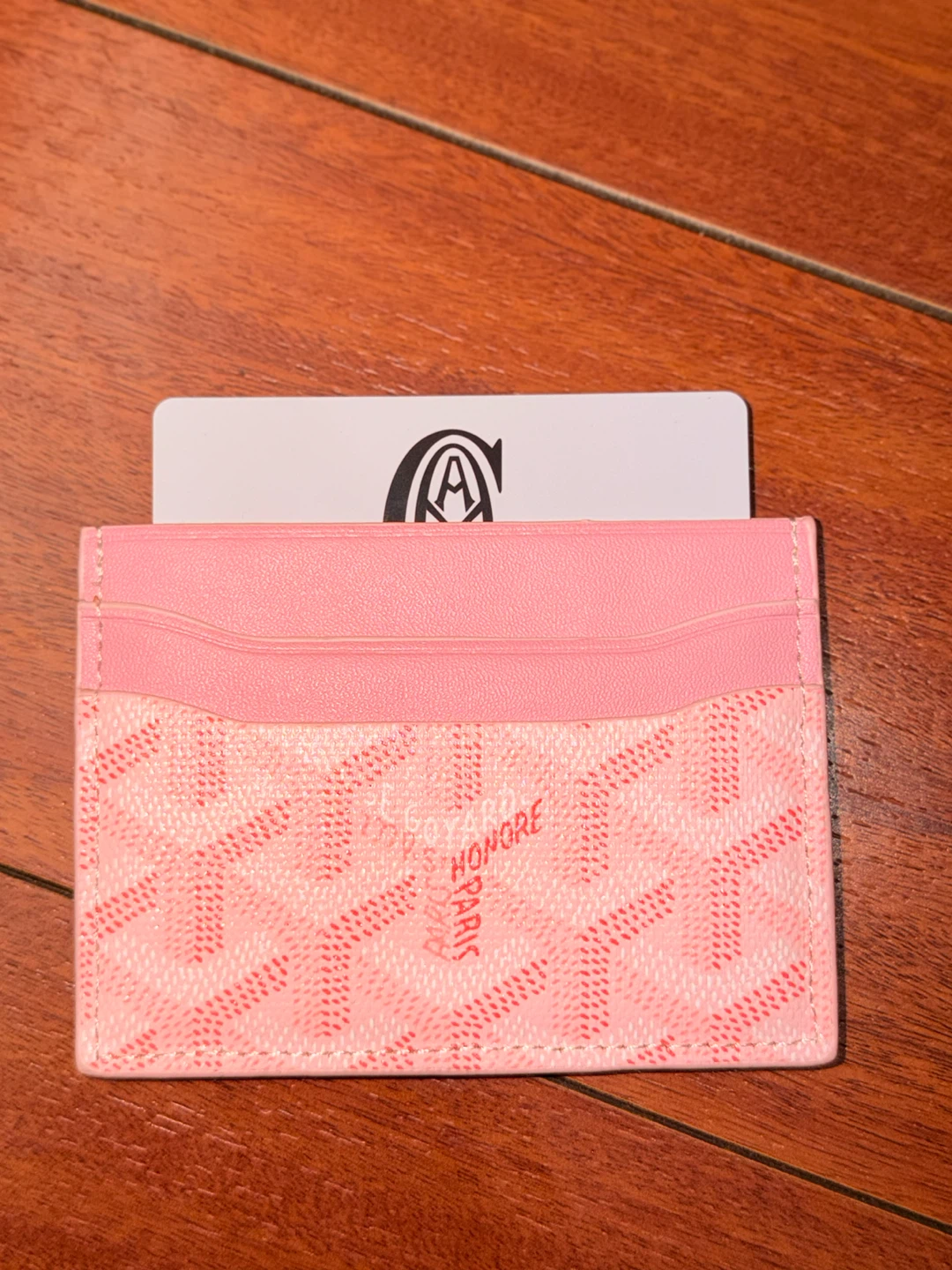 Goyard Pink Card Holder - photo 2