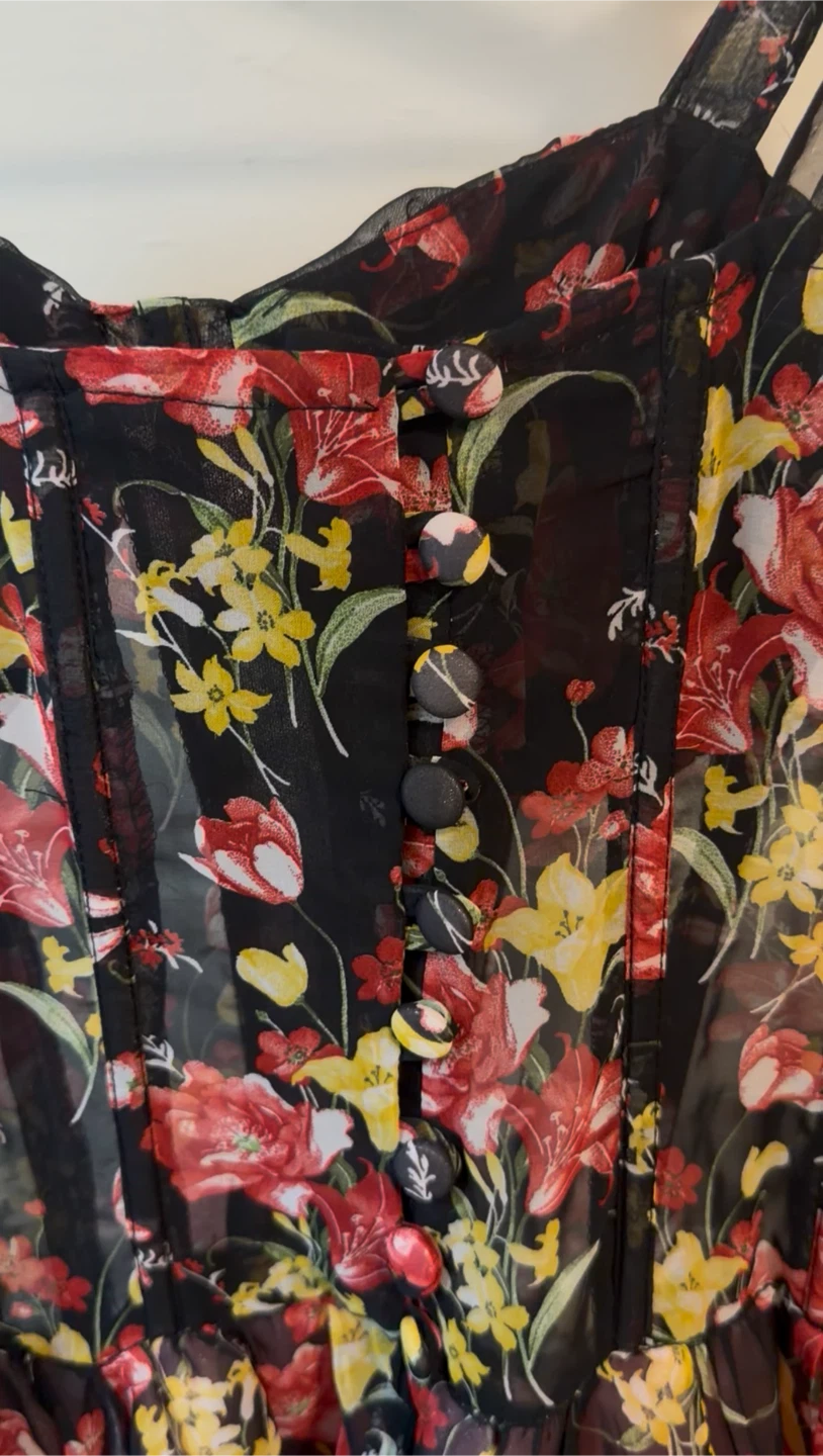 Fairy Floral Dream Corset Dress - Custom Made - photo 2
