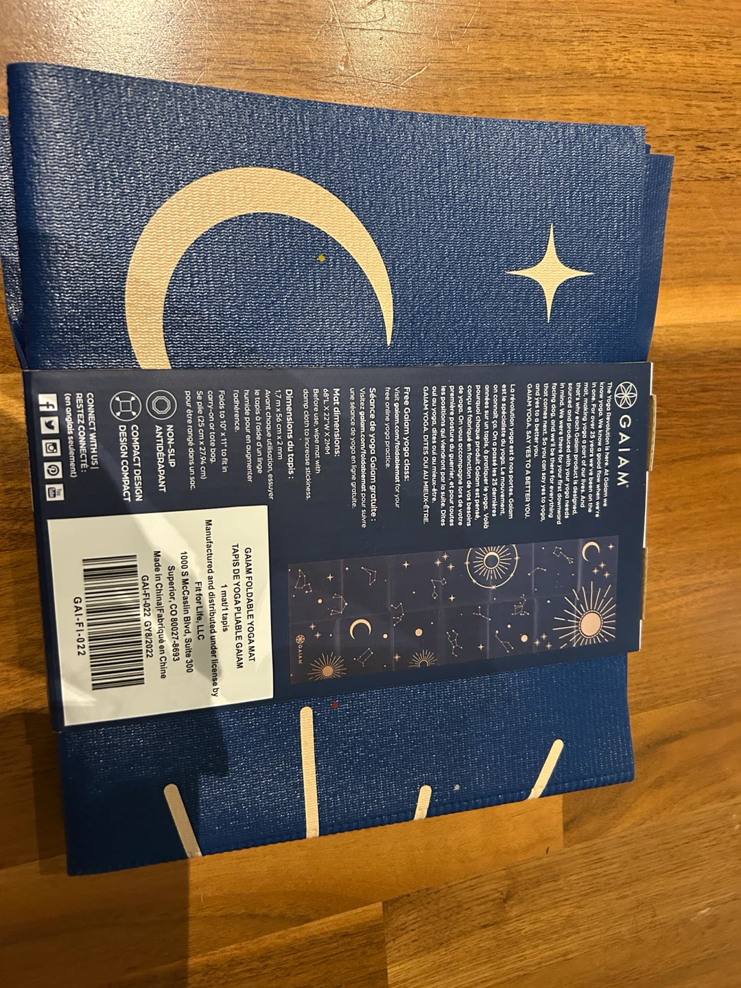 Gaiam Foldable Yoga Mat