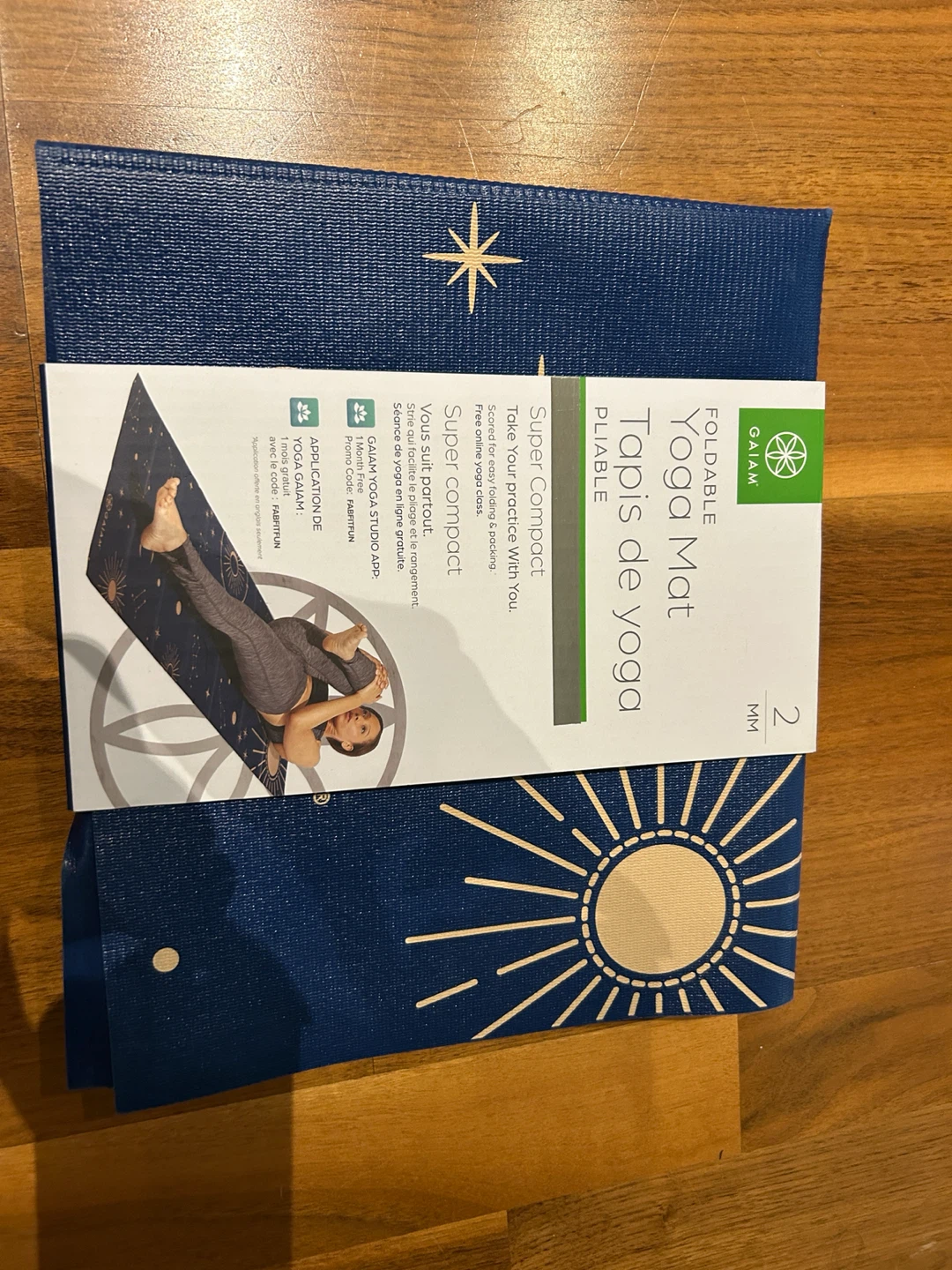 Gaiam Foldable Yoga Mat - photo 2